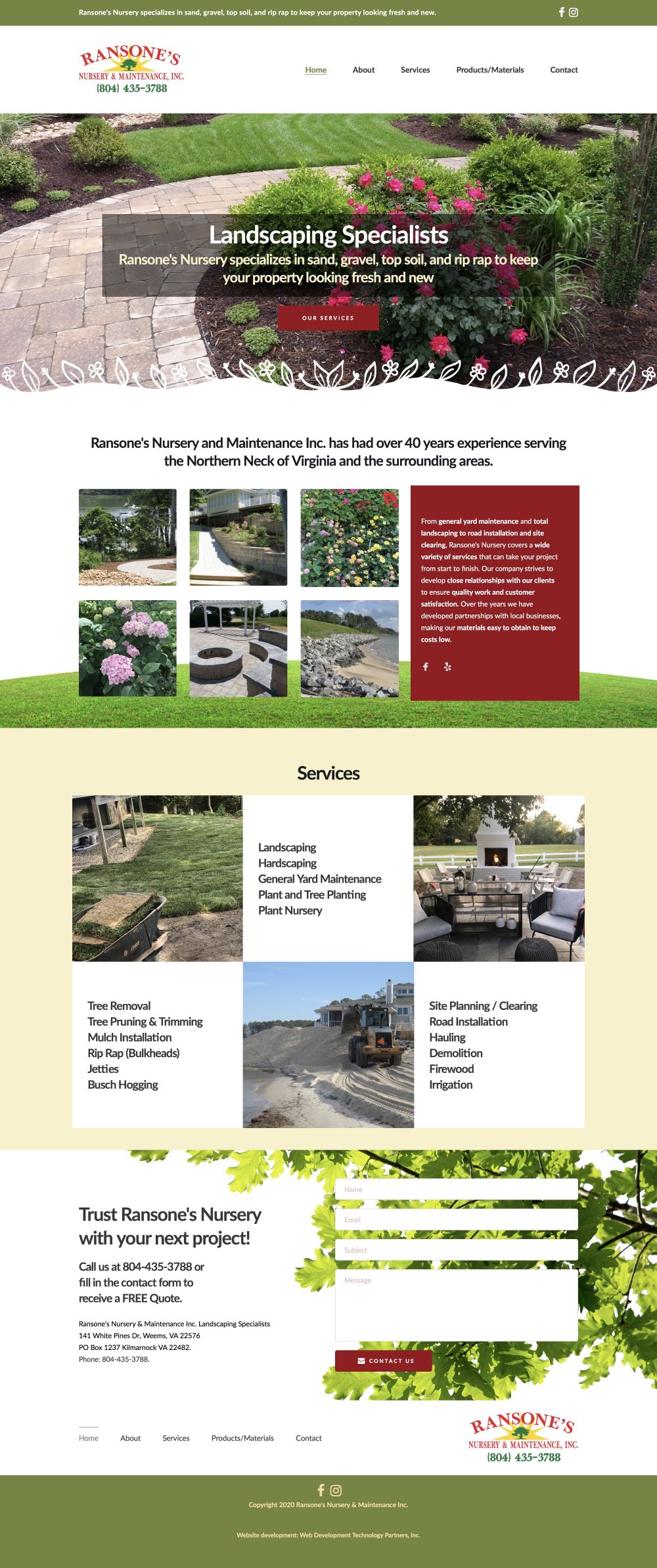 Ransone's Nursery and Maintenance Inc.