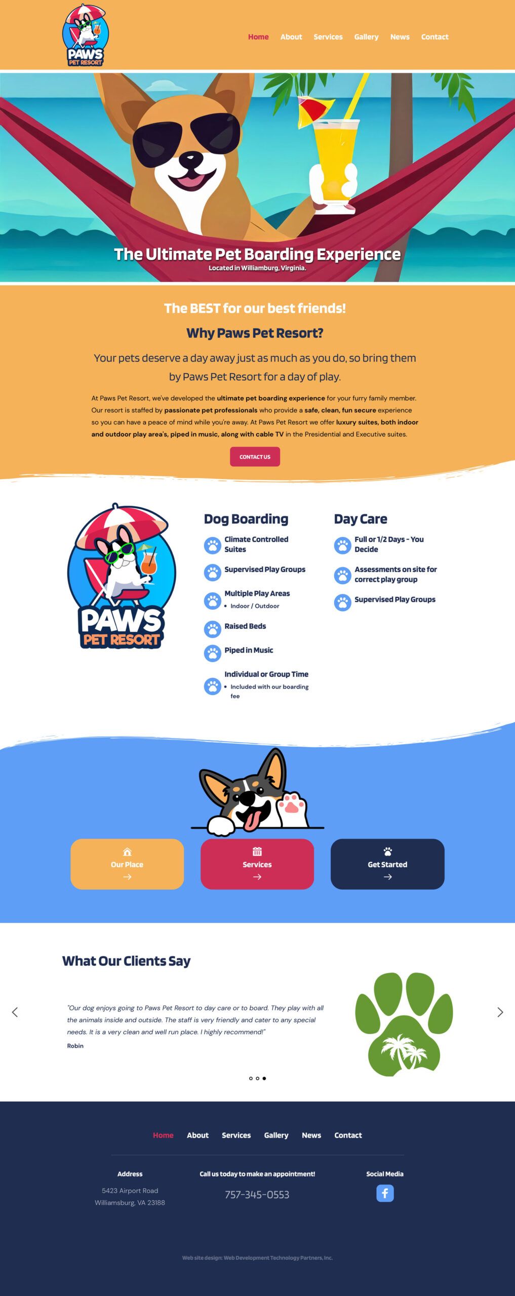 Paws Pet Resort, LLC - Williamsburg, VA