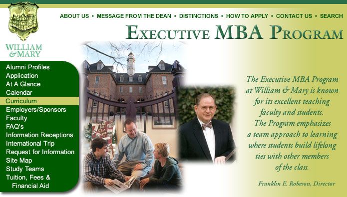 William and Mary Executive MBA Program