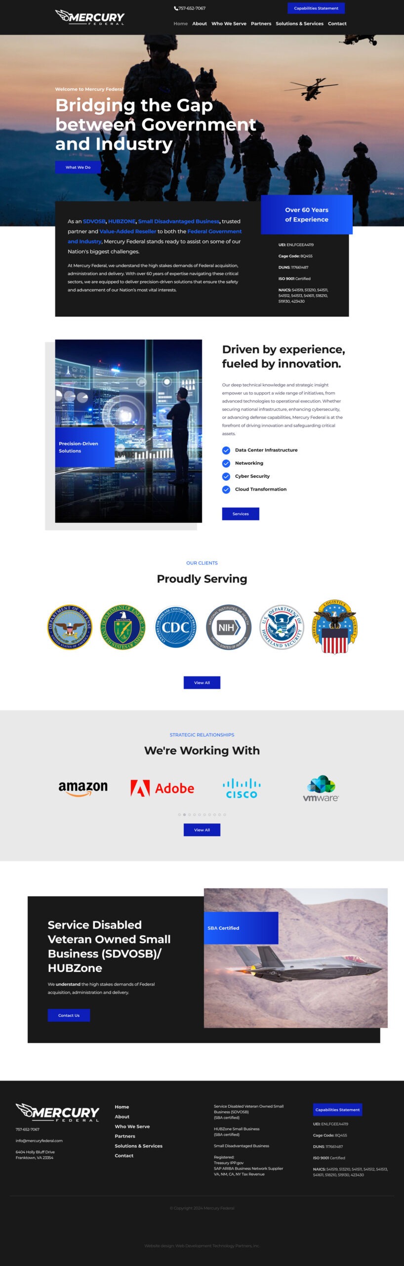 Mercury Federal home page