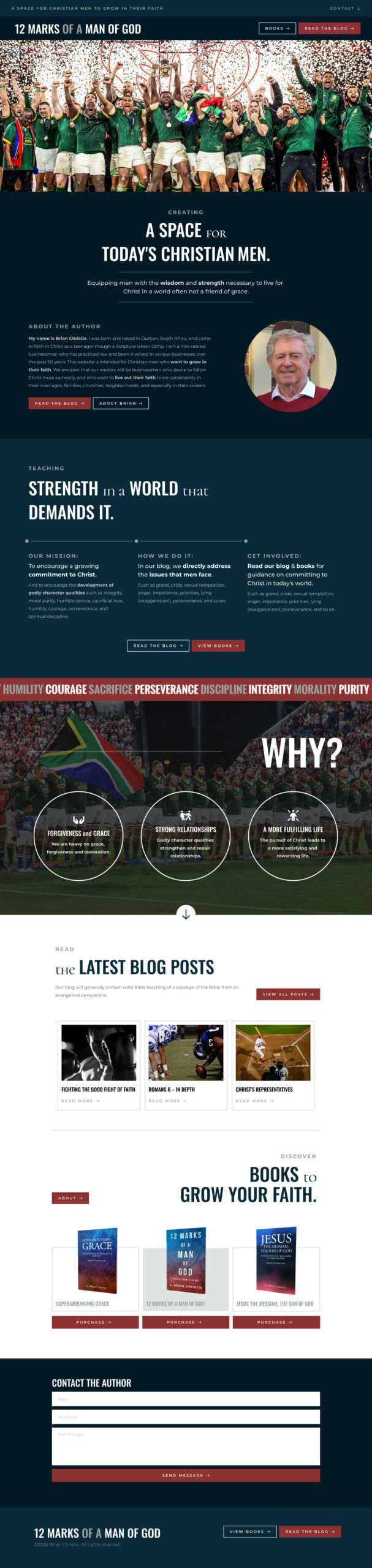 12 Marks Of A Man of God - Brian Christie